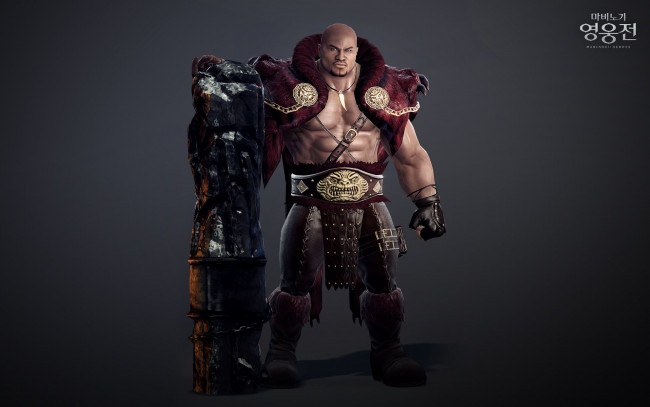 Обои картинки фото видео, игры, vindictus, человек, пояс