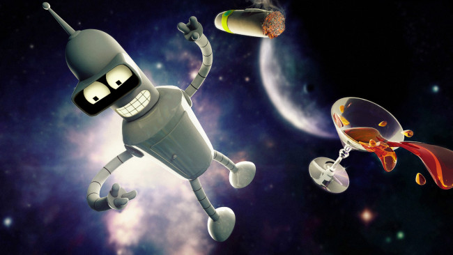 Обои картинки фото futurama, мультфильмы, футурама