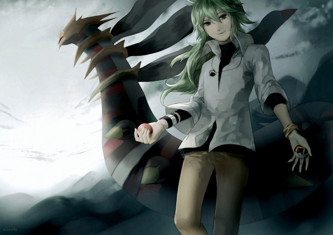 Обои картинки фото аниме, pokemon, giratina