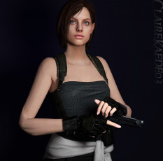 Картинка 3д+графика люди+ people девушка взгляд