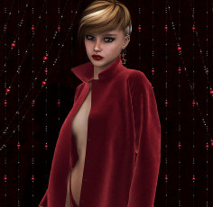 Картинка 3д+графика люди+ people девушка взгляд