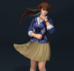 Картинка 3д+графика аниме+ anime девушка взгляд