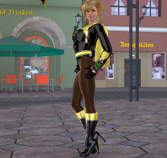 Картинка 3д+графика люди+ people девушка взгляд блондинка