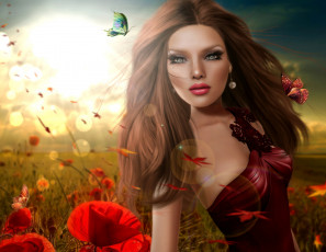 Картинка 3д+графика портрет+ portraits маки