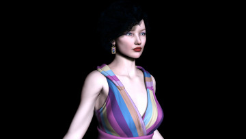 Картинка jayden 3д+графика люди+ people взгляд девушка