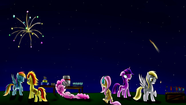 Обои картинки фото мультфильмы, my little pony, лошадки