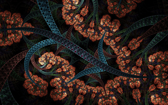 Обои картинки фото 3д графика, фракталы , fractal, цвета, фон, узор