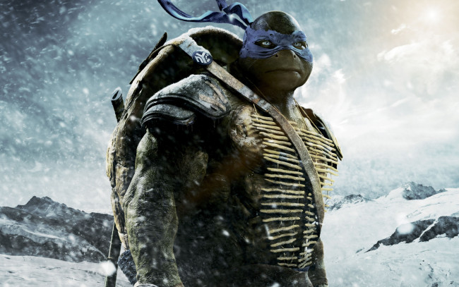 Обои картинки фото кино фильмы, teenage mutant ninja turtles, leo, leonardo