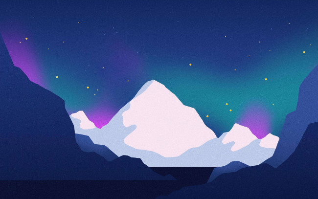 Обои картинки фото векторная графика, природа, горы, снег
