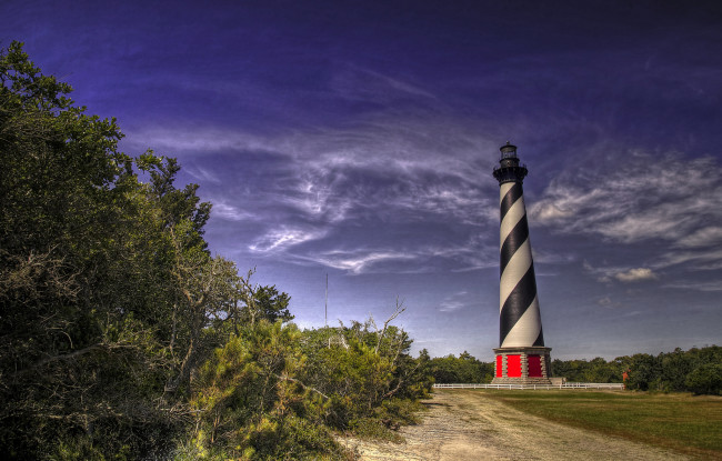 Обои картинки фото природа, маяки, маяк, растительность, небо