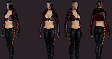 Картинка 3д+графика люди+ people фон взгляд девушка