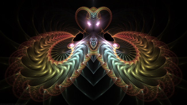 Обои картинки фото 3д графика, фракталы , fractal, цвета, фон, узор