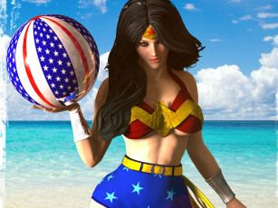 Картинка 3д+графика люди+ people девушка взгляд фон