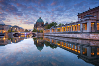 Картинка berlin города берлин+ германия канал мост