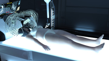 Картинка 3д+графика фантазия+ fantasy девушка взгляд фон