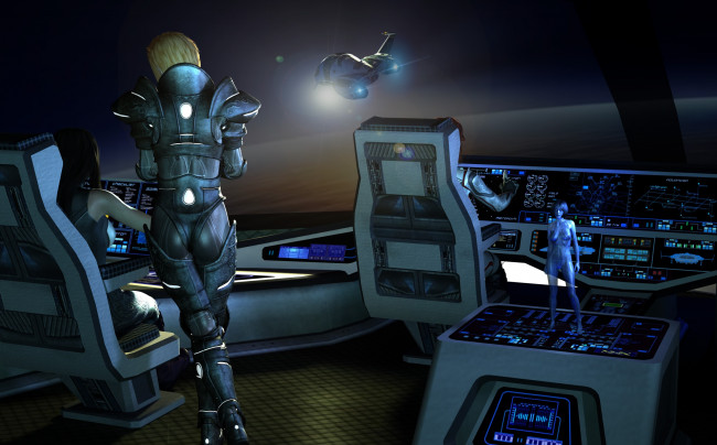 Обои картинки фото 3д графика, фантазия , fantasy, девушка, взгляд, фон