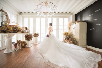 Картинка девушки -unsort+ невесты девушка невеста счастье праздник платье букет