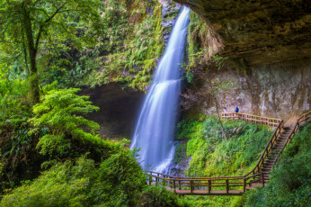 Картинка природа водопады простор