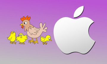 Картинка компьютеры apple логотип фон