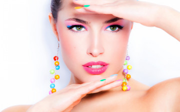 Картинка девушки -unsort+ лица +портреты model hands pose female makeup