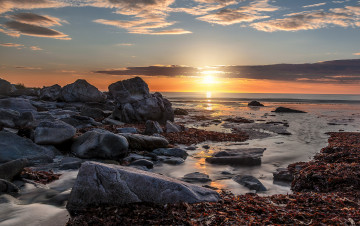 Картинка природа восходы закаты простор