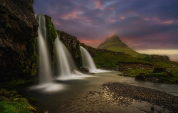 Картинка природа водопады берег море