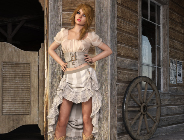 Обои картинки фото 3д графика, люди , people, фон, взгляд, девушка