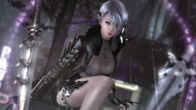 Обои картинки фото видео игры, ~~~другое~~~, by, sculp2, garry's, mod, vindictus, arisha, девyшка, оружие