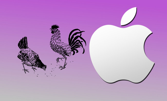 Обои картинки фото компьютеры, apple, фон, логотип