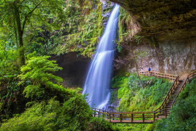 Обои картинки фото природа, водопады, простор