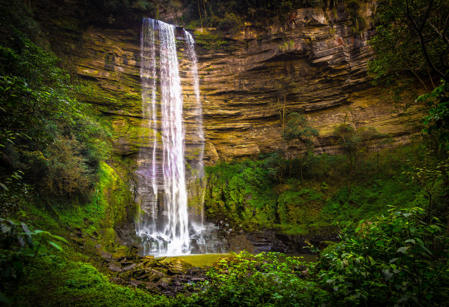 Обои картинки фото природа, водопады, простор