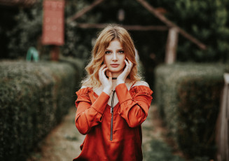 Картинка девушка девушки -unsort+ рыжеволосые+и+другие модель