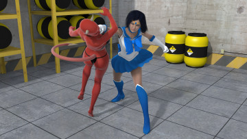 Картинка 3д+графика фантазия+ fantasy взгляд фон девушка