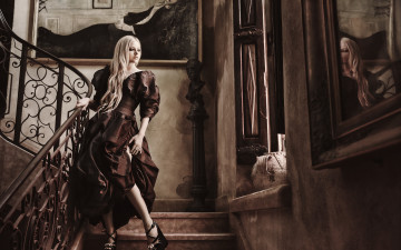 Картинка avril+lavigne +glamour+2018 музыка голливуд суперзвезда американская певеца 2018 avril lavigne фотосессия вечернее платье glamour