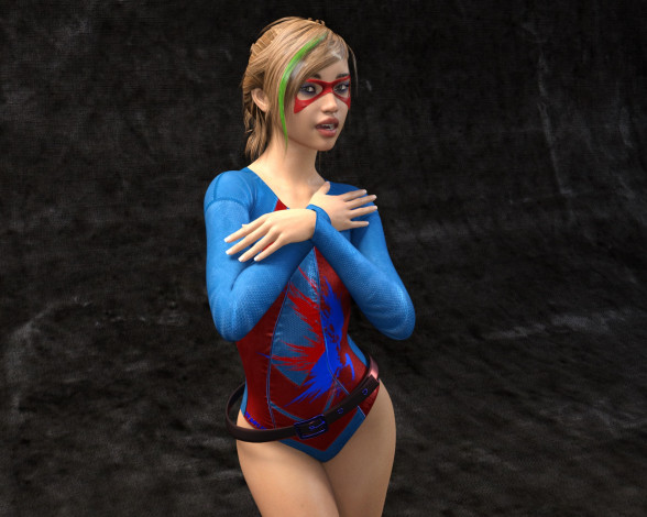 Обои картинки фото 3д графика, люди , people, фон, взгляд, девушка