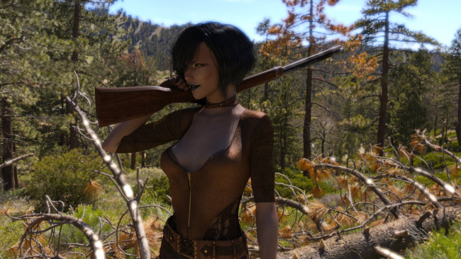 Обои картинки фото 3д графика, люди , people, фон, взгляд, девушка