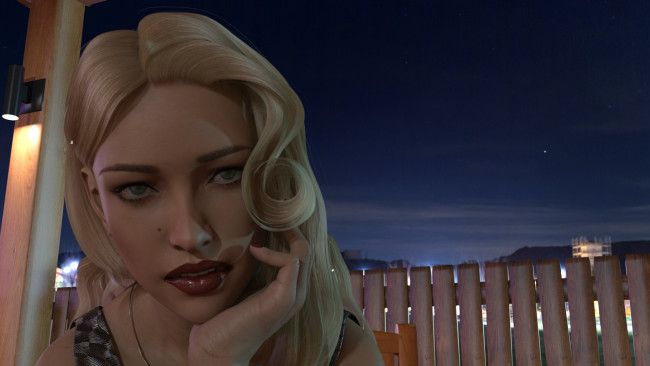 Обои картинки фото 3д графика, портрет , portraits, фон, взгляд, девушка