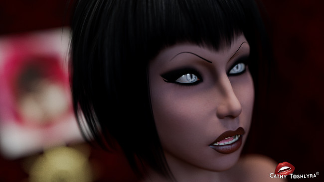 Обои картинки фото 3д графика, портрет , portraits, фон, взгляд, девушка