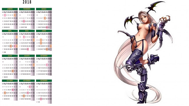 Обои картинки фото календари, фэнтези, взгляд, девушка