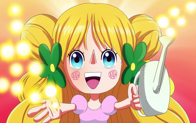 Обои картинки фото аниме, one piece, девушка, фон, взгляд