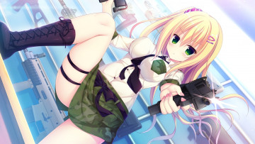 Картинка аниме оружие +техника +технологии raspberry cube