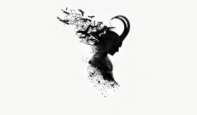 Обои картинки фото рисованное, минимализм, локи