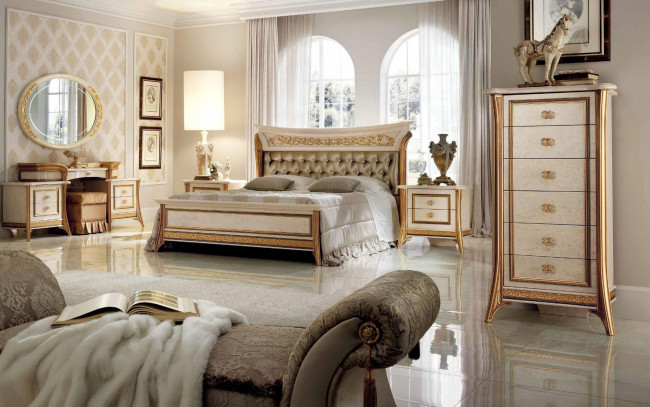 Обои картинки фото интерьер, спальня, мебель