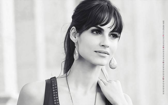 Обои картинки фото календари, компьютерный дизайн, 2019, calendar, серьги, девушка, лицо, женщина, украшение