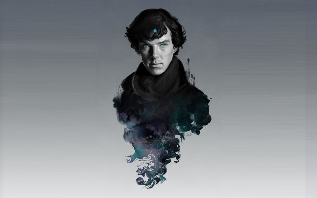 Обои картинки фото рисованное, кино, sherlock, bbc