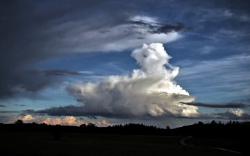 Картинка природа облака небо вечер