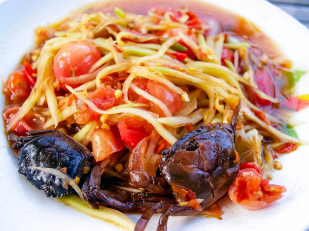 Обои картинки фото еда, салаты,  закуски, тайская, кухня, салат