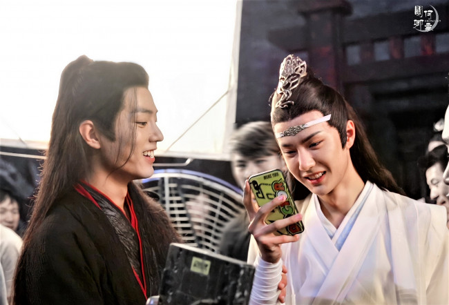 Обои картинки фото разное, знаменитости, ван, ибо, сяо, чжань, костюмы, люди, съемки