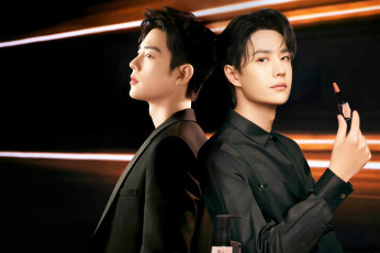 обоя разное, компьютерный дизайн, сяо, чжань, ван, ибо, помада