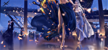 обоя фэнтези, _ghost blade ,  призрачный клинок, девушки, бал